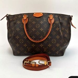 Louis Vuitton Monogram Turenne MM Top Handle Handbag and Long strap